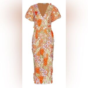 Elliatt Cream Strapless Sheath Dress Wedding Guest